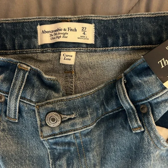 Abercrombie & Fitch Blue Denim Jeans - Picture 2 of 5
